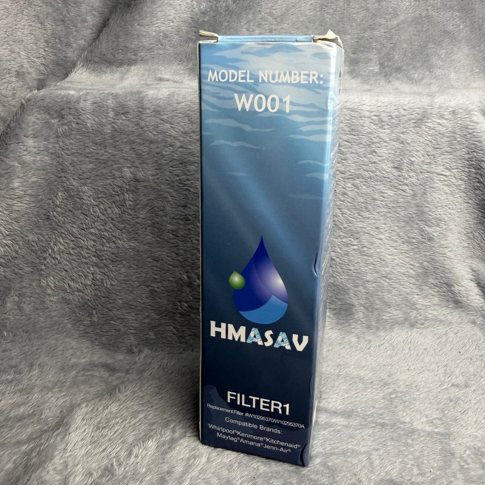 HMASAV W001 Refrigerator Water Filter 1 Replaces W10295370A EDR1RXD1 Whirlpool